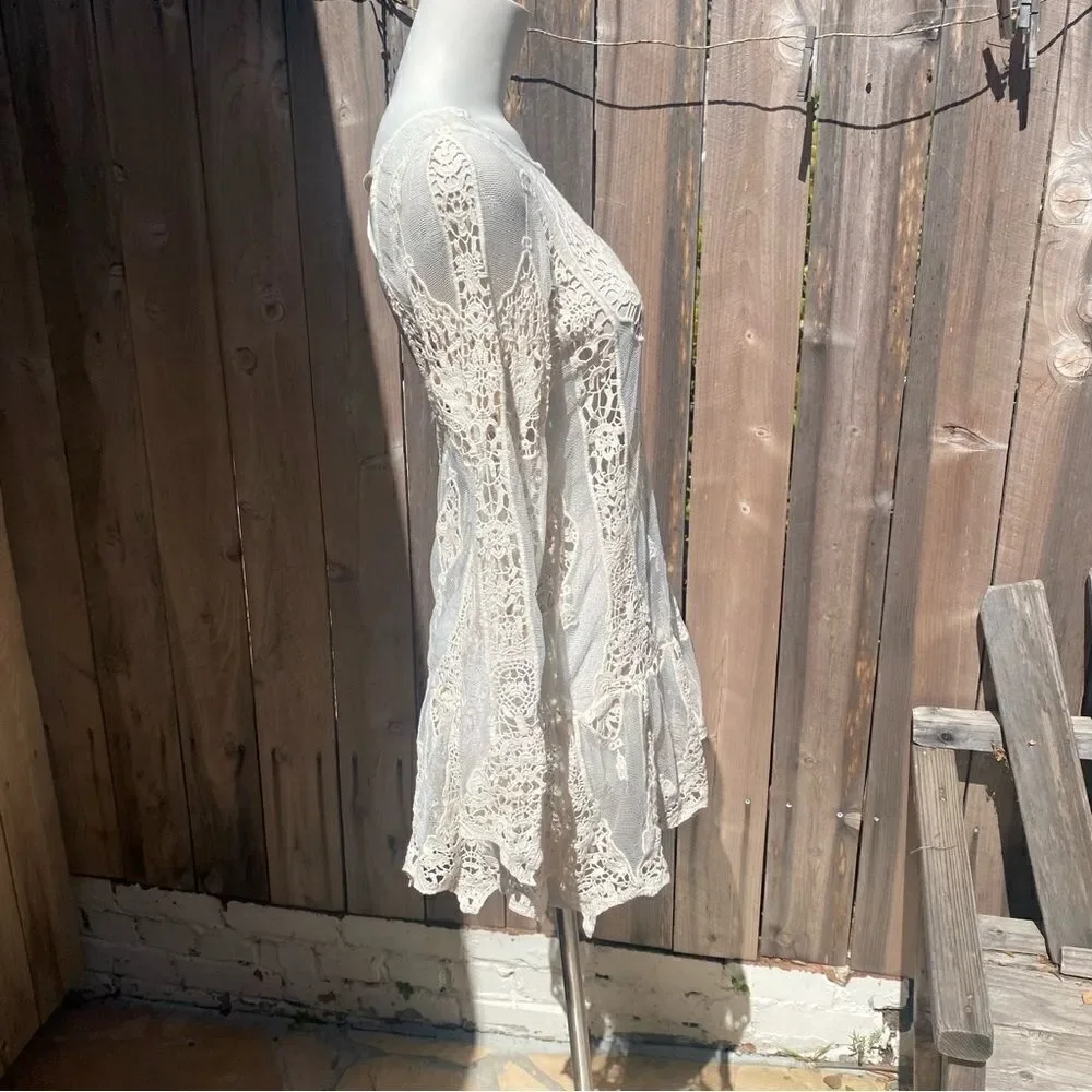 Jen's Pirate Booty Mandolin Backless Mini Dress in Lace size small - Picture 16 of 16
